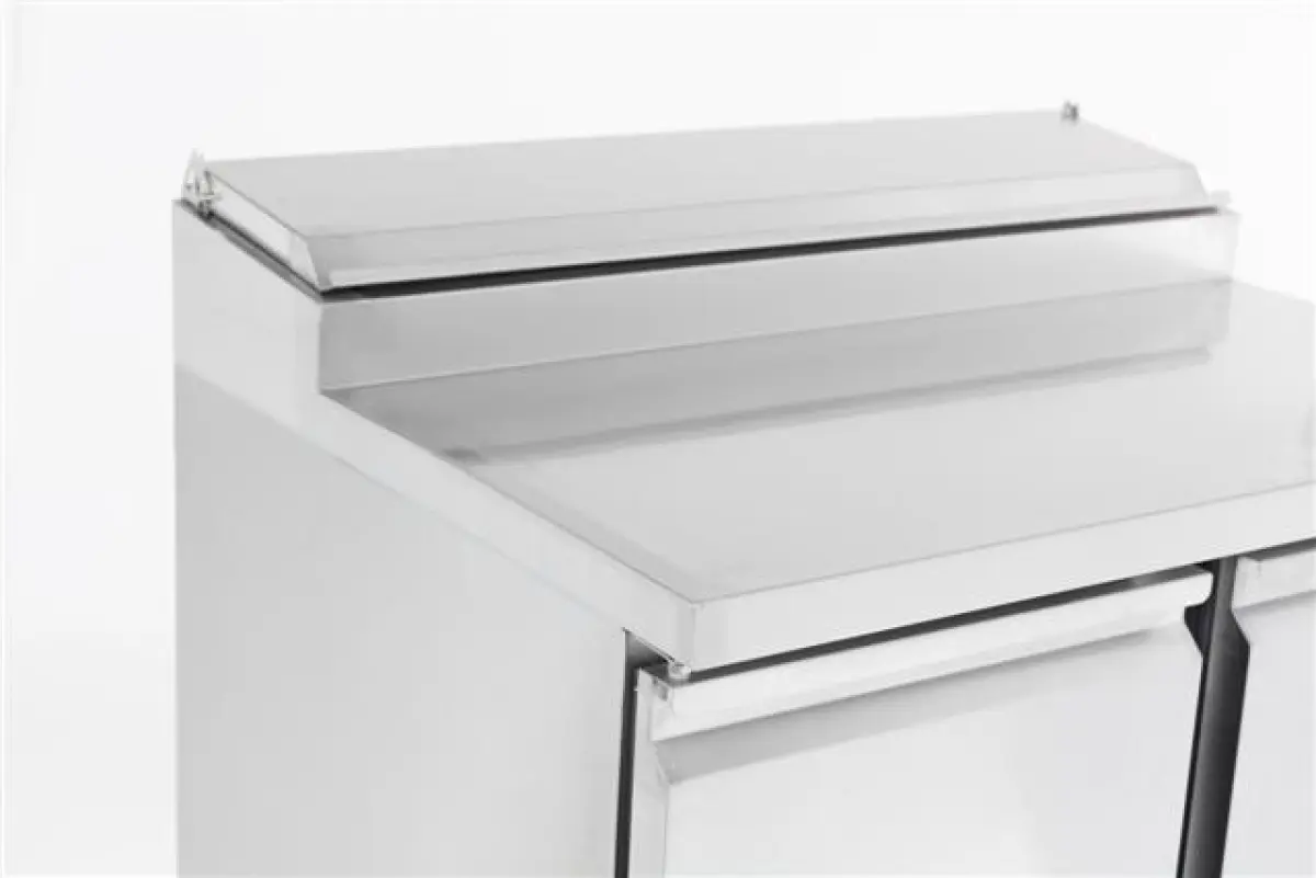 COMBISTEEL COMPACT LINE REFRIGERATED COUNTER + INTEGRATED SALADETTE 90X70CM