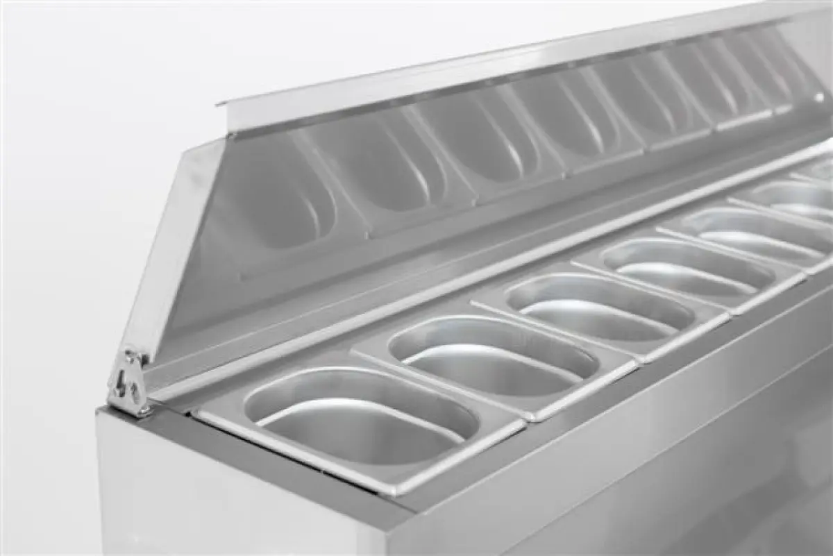 COMBISTEEL COMPACT LINE GN (700) FRIDGE COUNTER 3 DOOR + SALADETTE