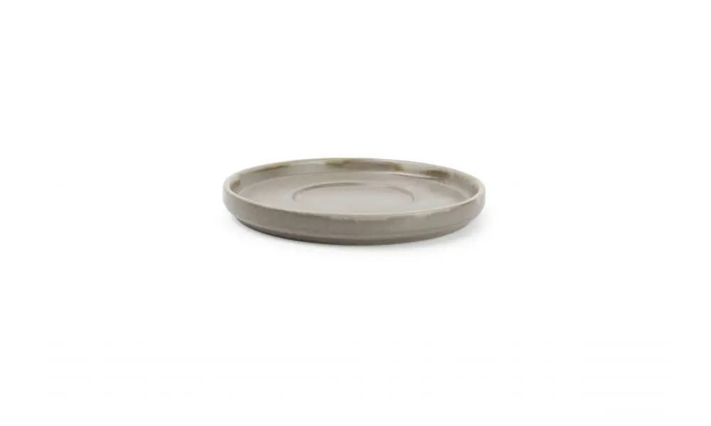 Saucer 14xH1,5cm for cup 20cl and mug 35cl brown Structo