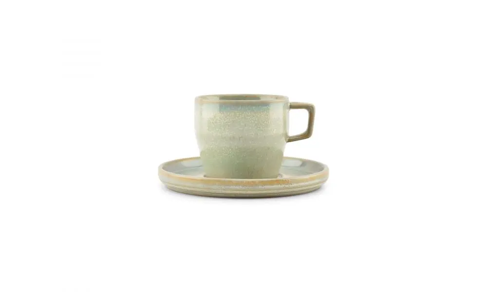 Saucer 14xH1,5cm for cup 20cl and mug 35cl turquoise Structo