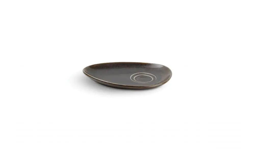 Saucer 20x13cm black Ceres