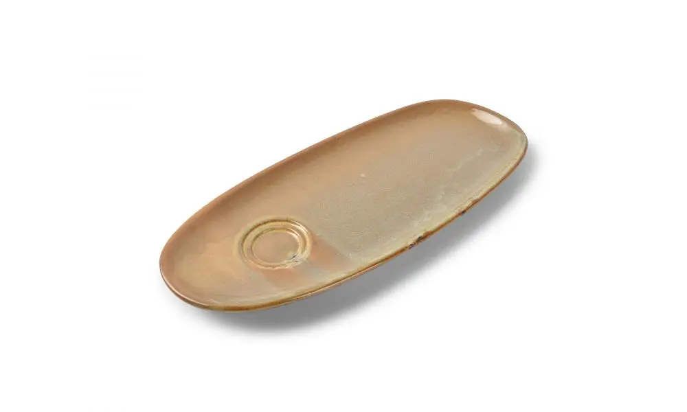Saucer 35x15cm universal beige Escura