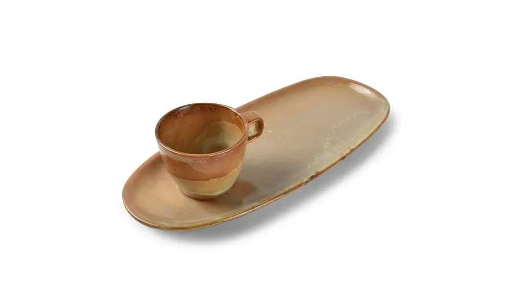 Saucer 35x15cm universal beige Escura