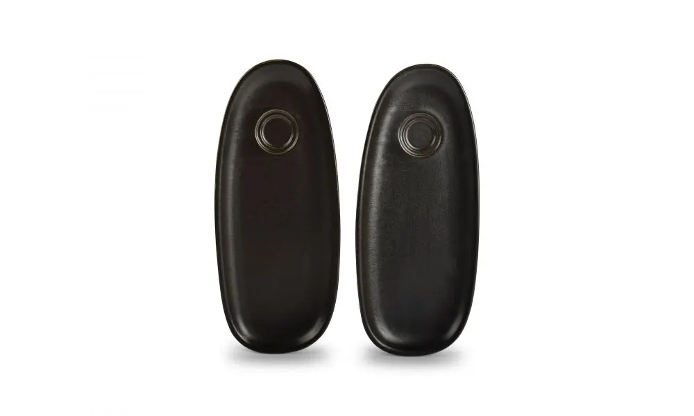Saucer 35x15cm universal black Ceres