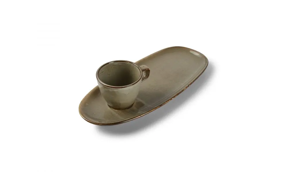Saucer 35x15cm universal grey Ceres