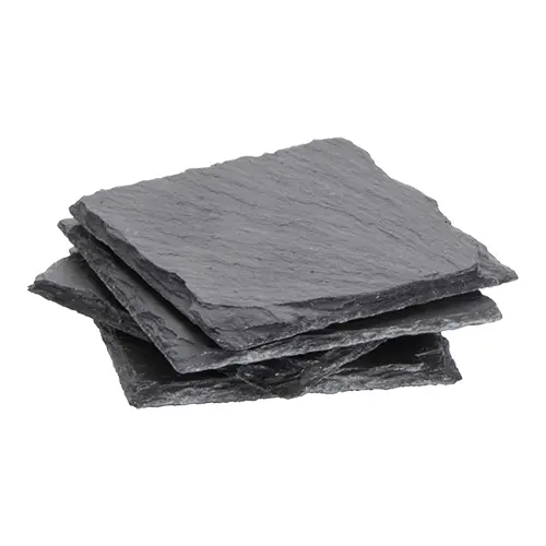 SET X 4 SLATE TRAYS - 10X10XM