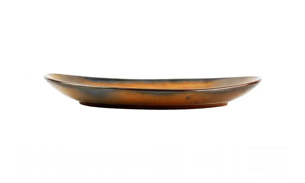 Serving dish 33x22,5xH4cm dark brown Escura