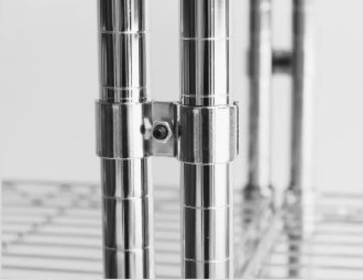 SET OF 2 POLE CLAMPS CHROME FOR 7530.0005-0010-0015-0020
