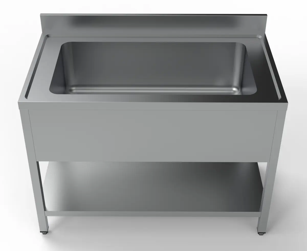 S/STEEL POTWASH SINK - 120X70CM