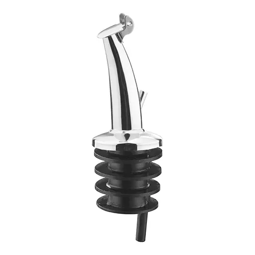 S/S FREE POURER + LID X 2 SHORT