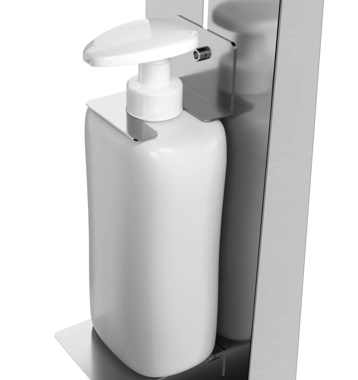 SS DISINFECTION DISPENSER POST INCL. DISPENSER