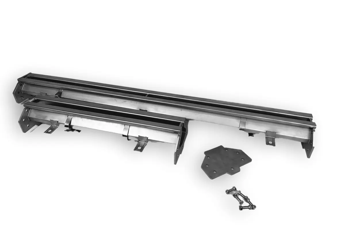STAINLESS STEEL DRAIN 300X265 WITH 1 EXIT FOR SLOTTED CHANNEL