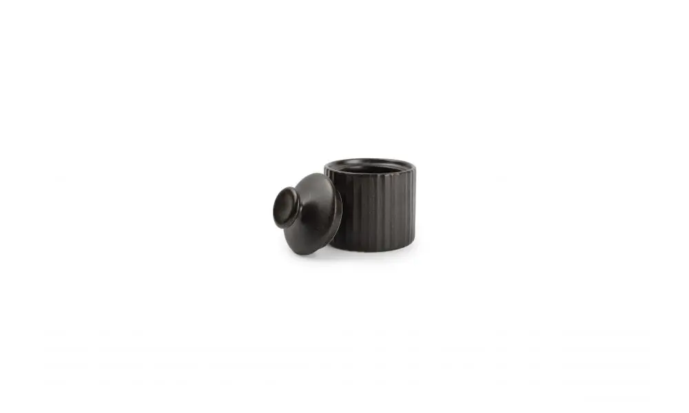 Sugar pot 10cl black Aurora