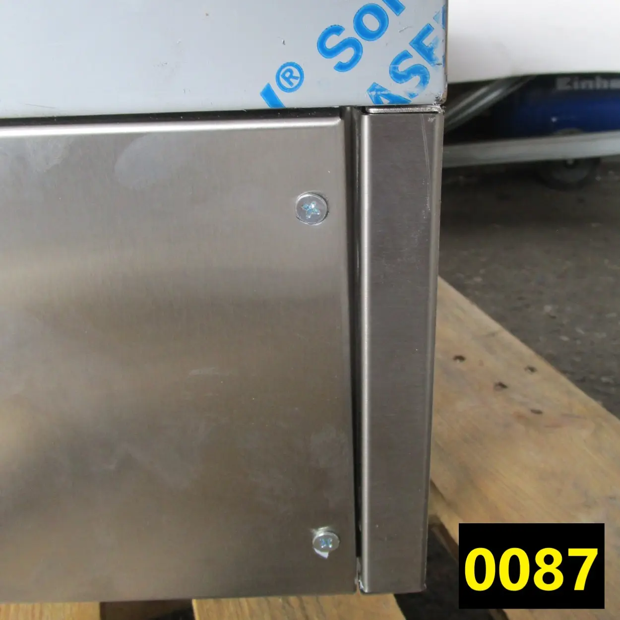 Gas griddle plate, tabletop model, smooth plate - DAMAGED