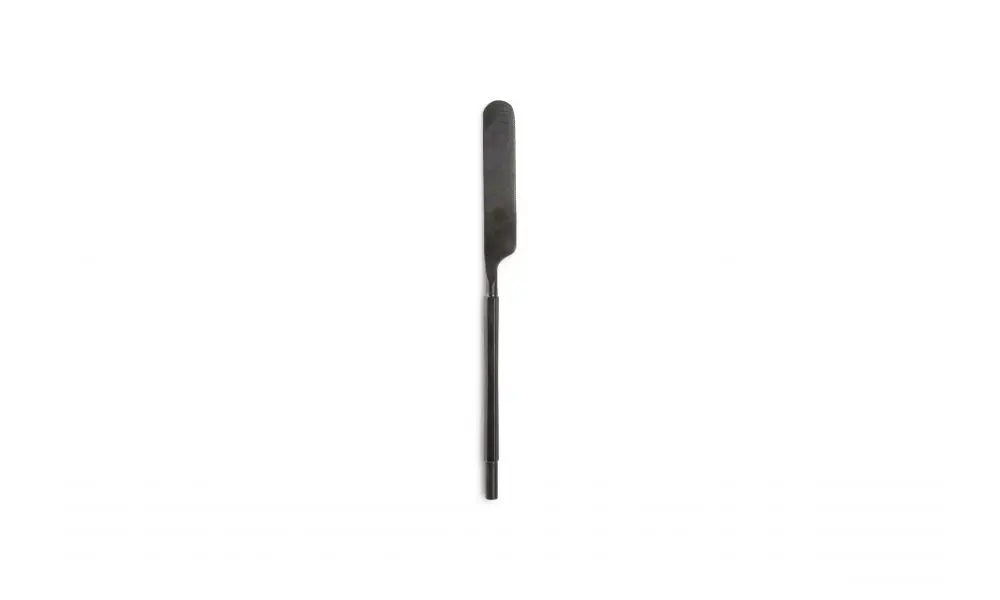 Table knife matte black Helix - set/6