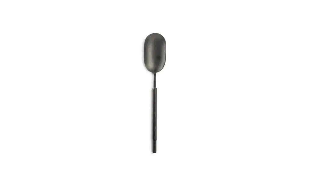 Table spoon matte black Helix - set/6