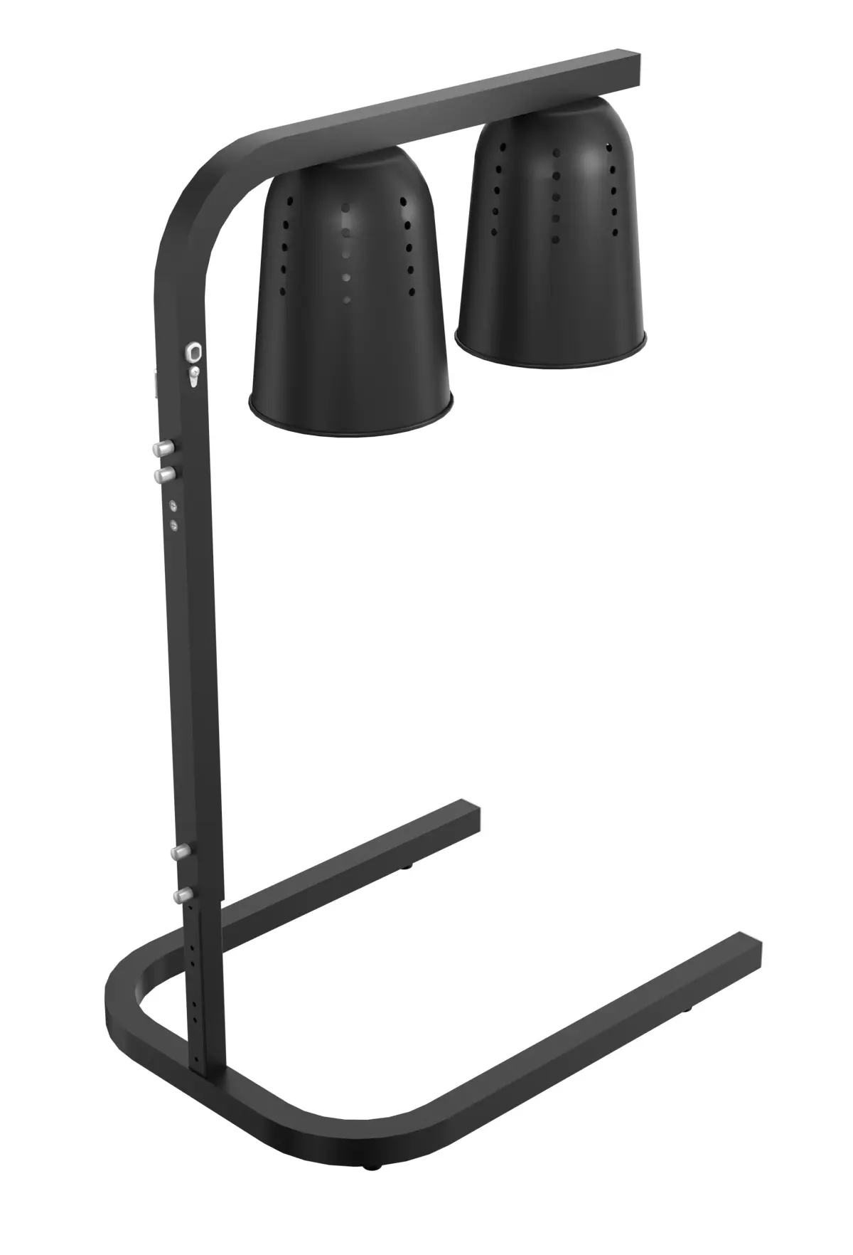 TELESCOPIC HEAT LAMP BLACK