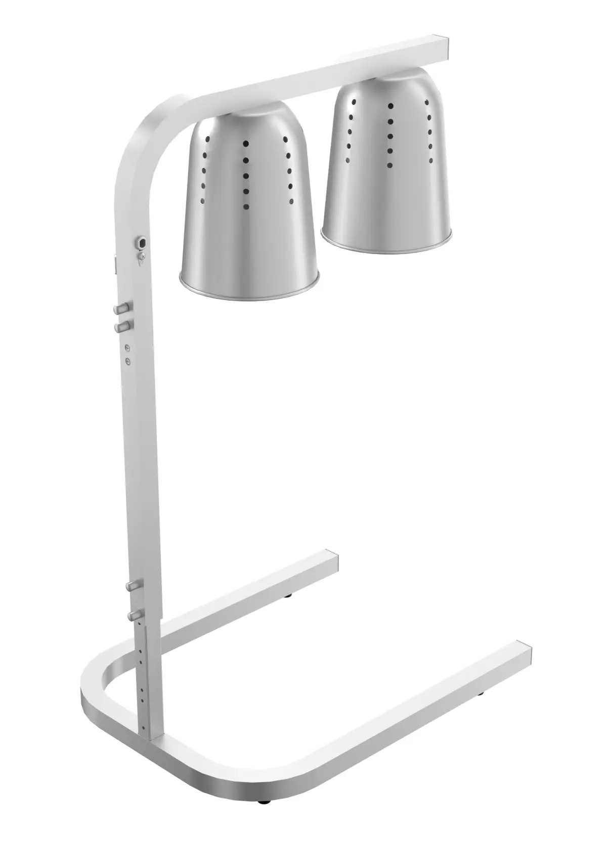 TELESCOPIC HEAT LAMP SILVER