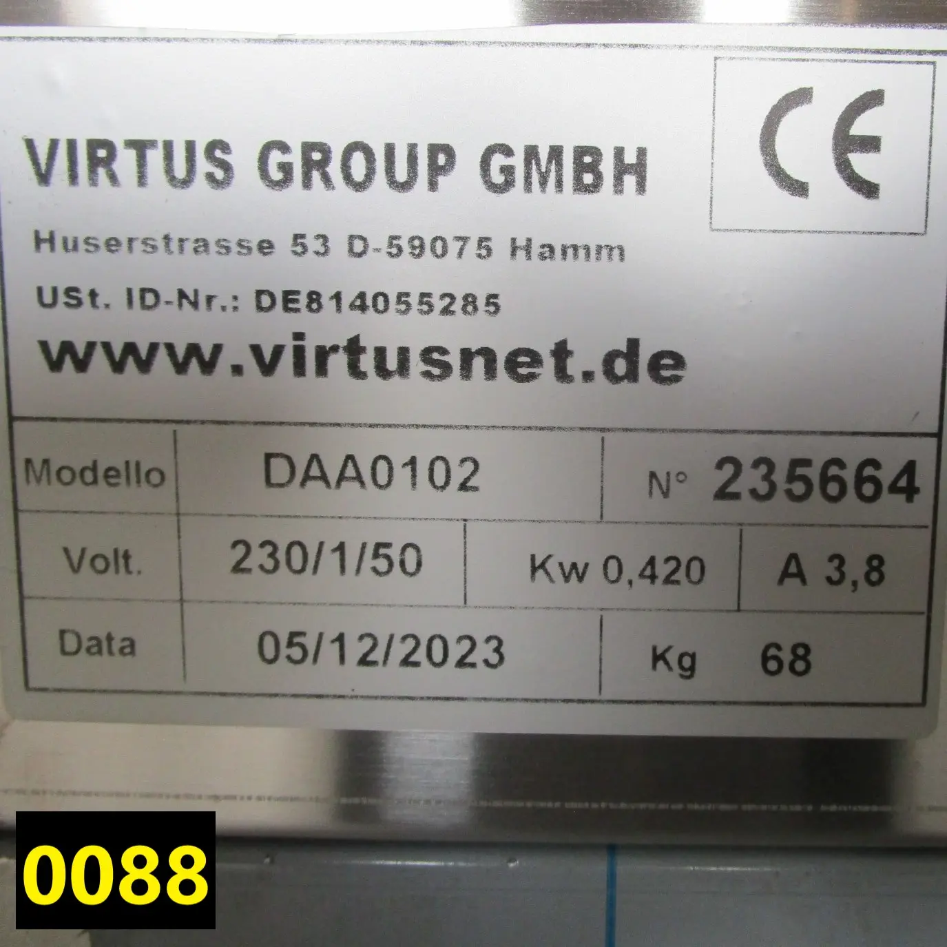 Wall-mounted hood Snack version with motor, lighting and speed governor, 2400x1100 mm - DAMAGED