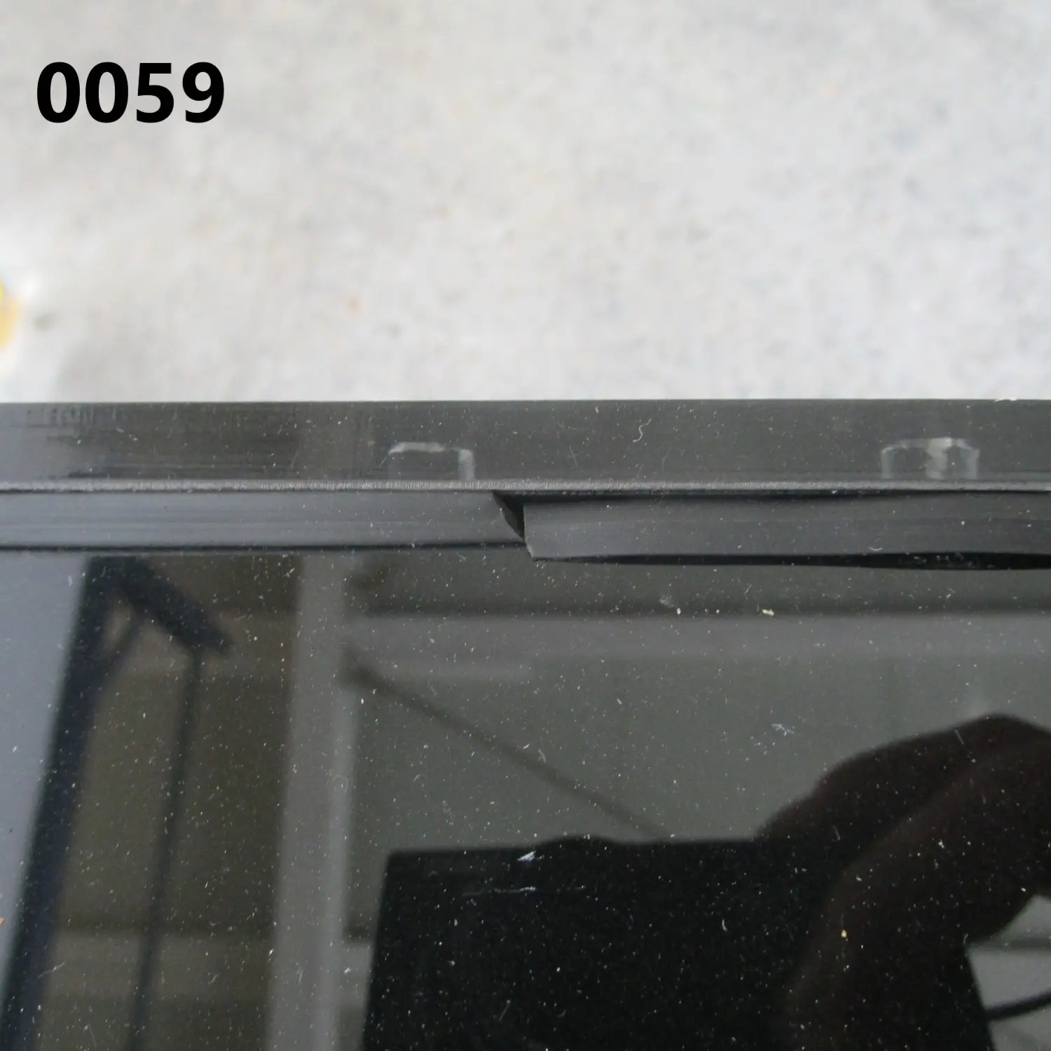 Sushi cooler display with straight glass front, 4x GN 1/3 h=40 mm - DAMAGED