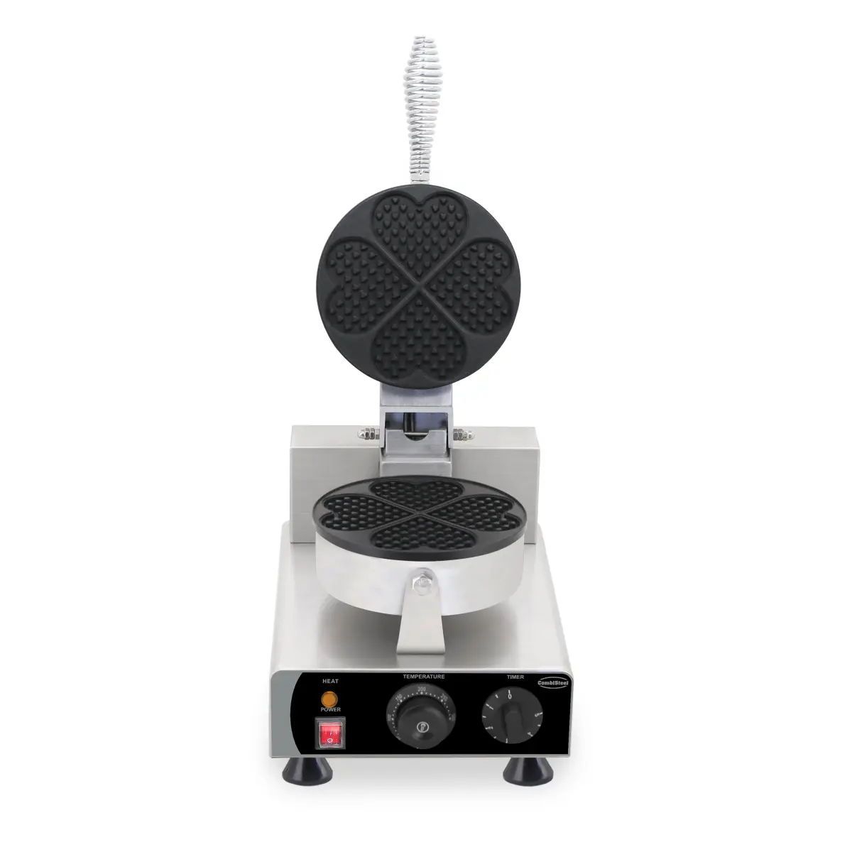 WAFFLE IRON 4PCS HEART SHAPE