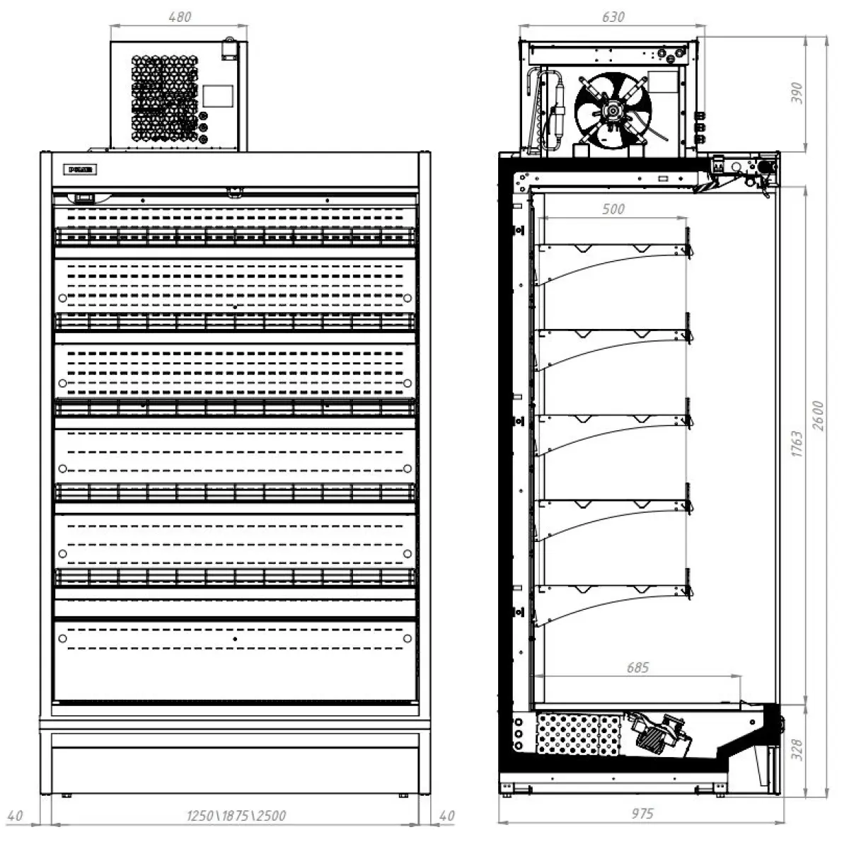 WALL MOUNTED UNIT MAX 8.1 - REMOTE