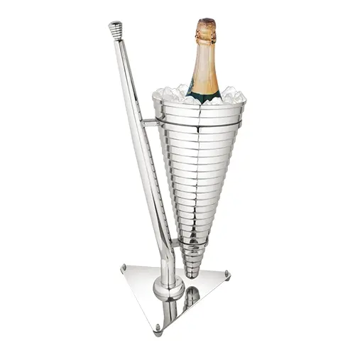 WINE STAND + CONE SHAPED BUCKET - TABLETOP