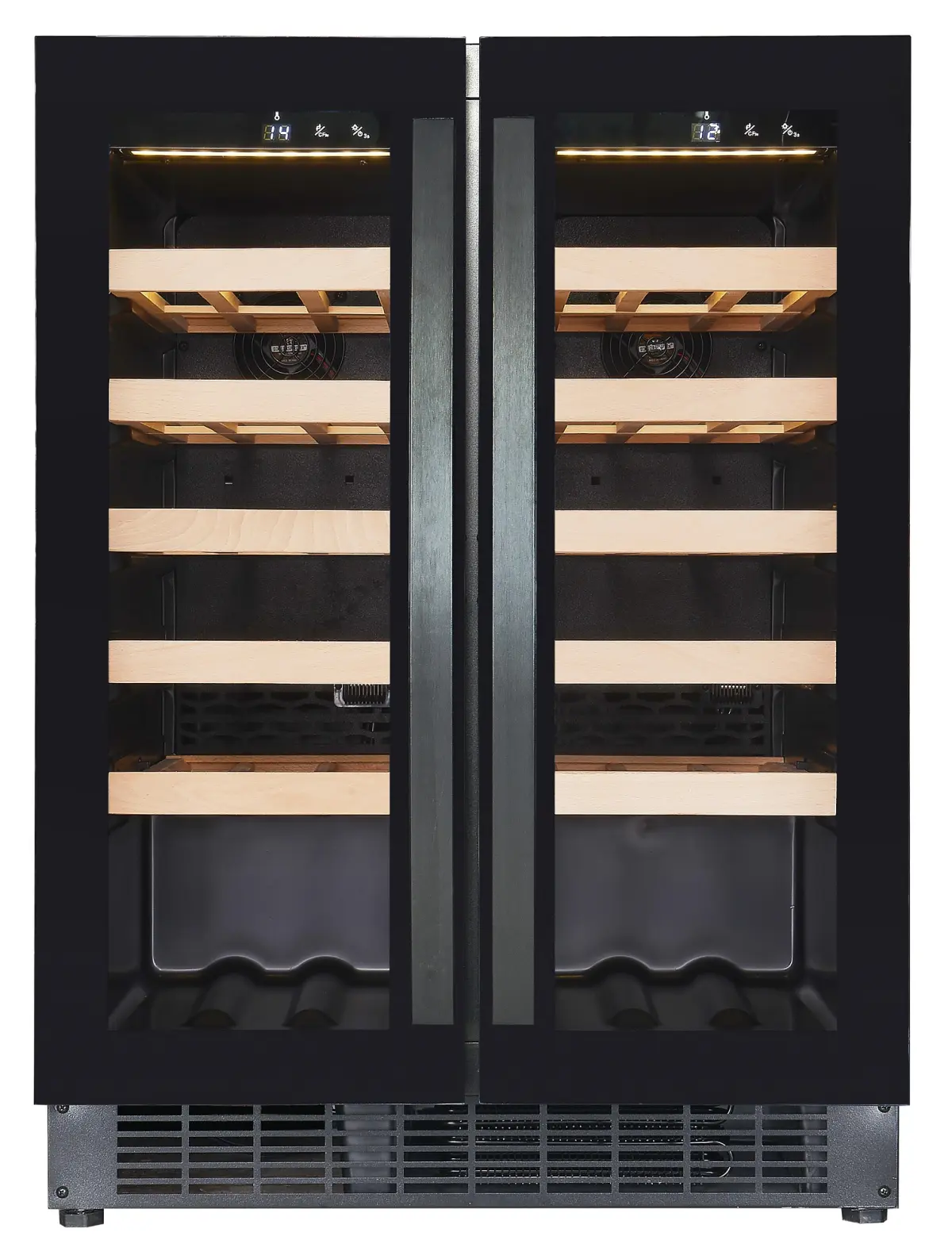 COMBISTEEL DUAL TEMPERATURE WINE COOLER - 60X60X82CM