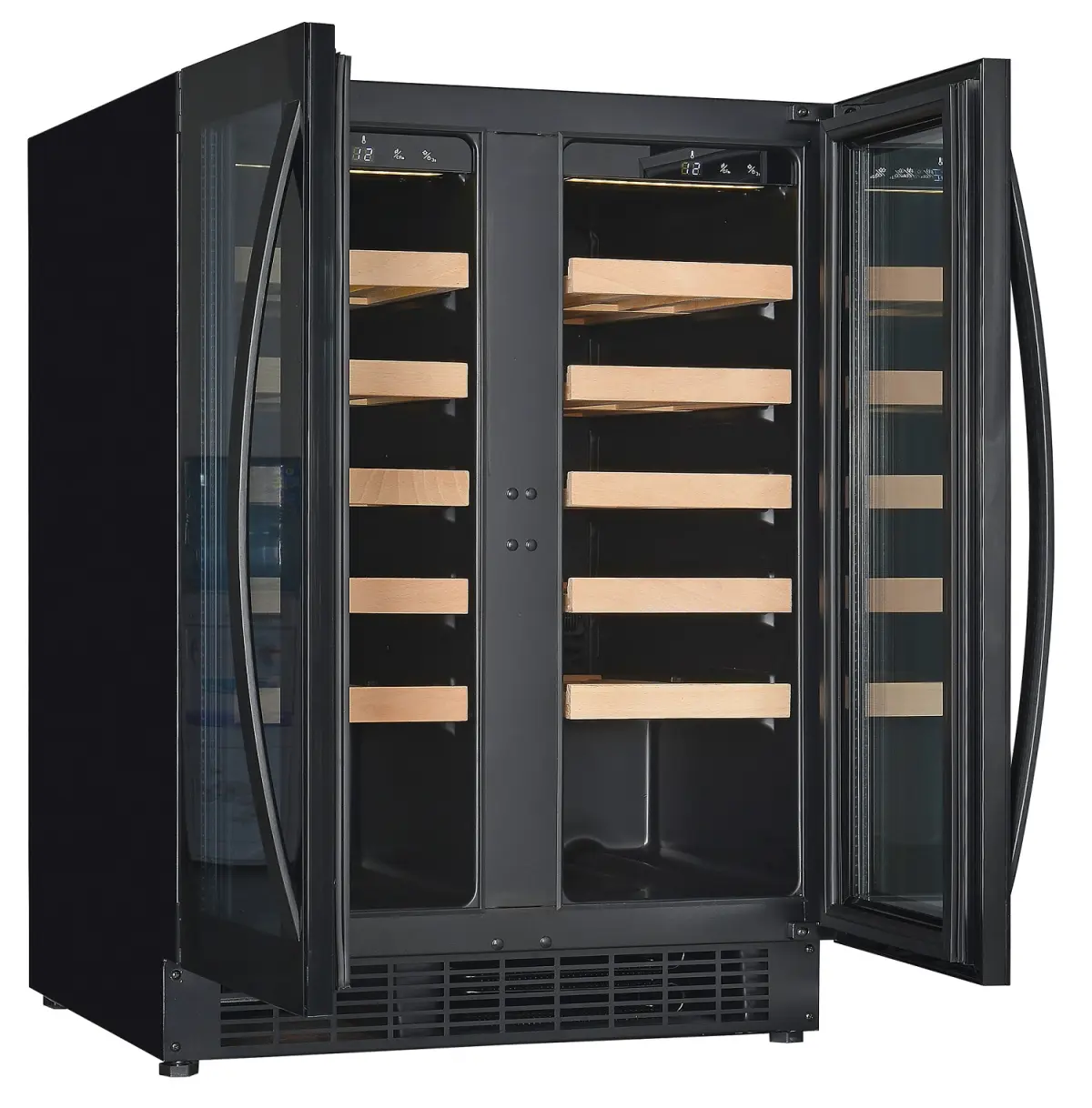 COMBISTEEL DUAL TEMPERATURE WINE COOLER - 60X60X82CM