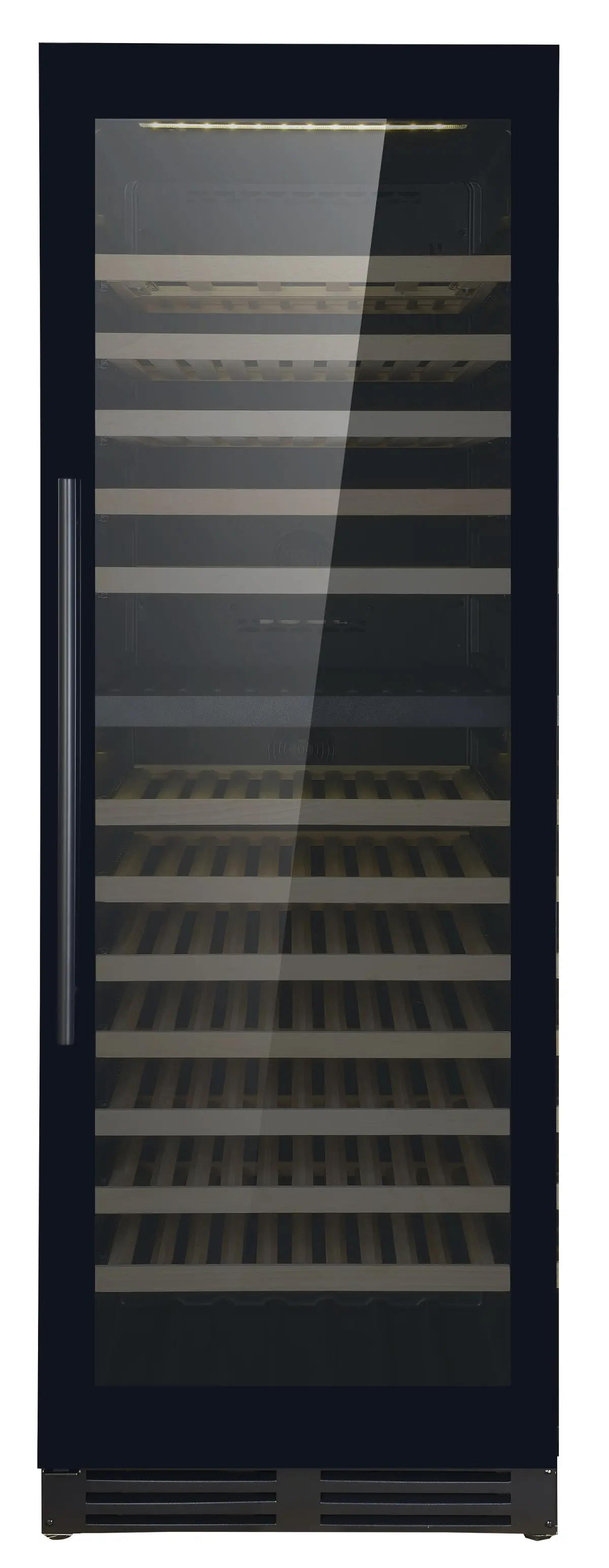 COMBISTEEL BLACK DUAL WINE COOLER - 60X71X172CM
