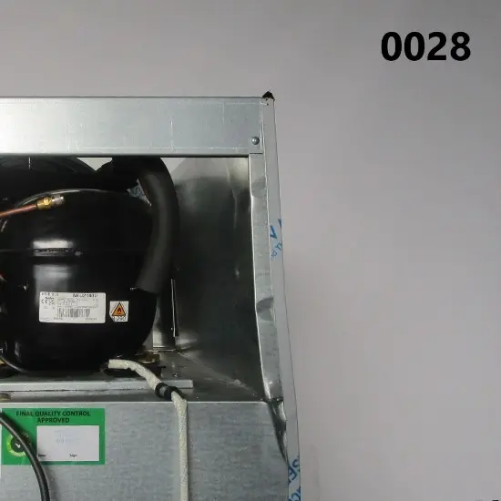Freezer 400 litres made of stainless steel, 460x485 mm, -10°/-18°C - DAMAGED